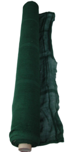 Skuggväv grön acryl 1,6x50m 100g/kvm