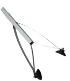 Skräpplockare Tgross Svart handtag 102cm gummi/pistolhandtag