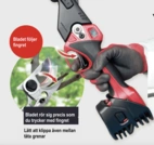 ARS Batteridriven stångsekatör med roterb.skaft 1,7m/20mm