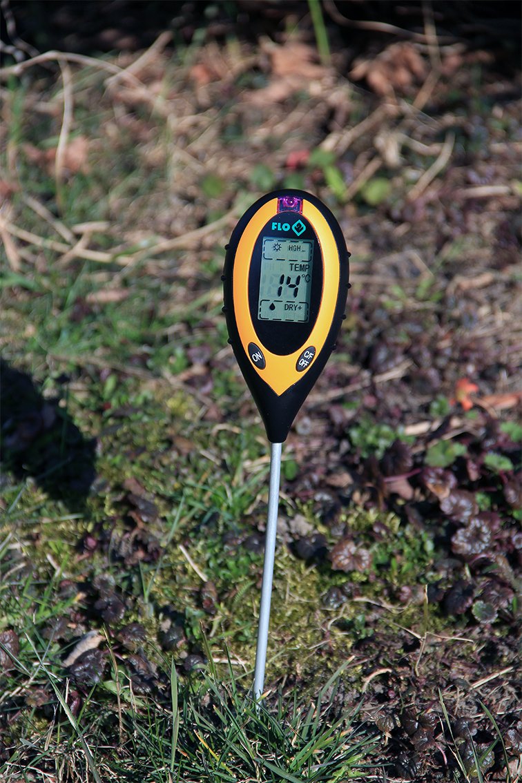 Jordmätare: Ph, temp, fuktighet och ljus
