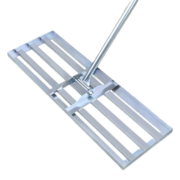 Dressraka i galvaniserat stål inkl stabilt stålskaft