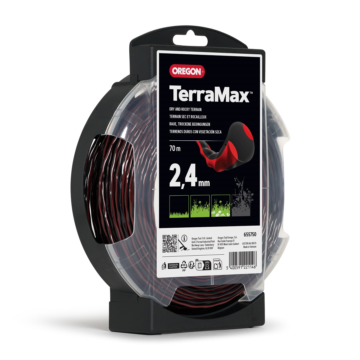 Trimmertråd TerraMax 2,4mm x 70 m