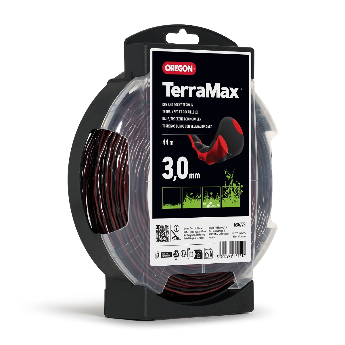 Trimmertråd TerraMax 3,0mm x 44 m