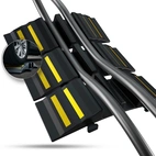 Överkörningsskydd för slang/kabel, 2 kanaler. Max 20 ton