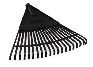 Lövräfsa plast 44 cm utan skaft