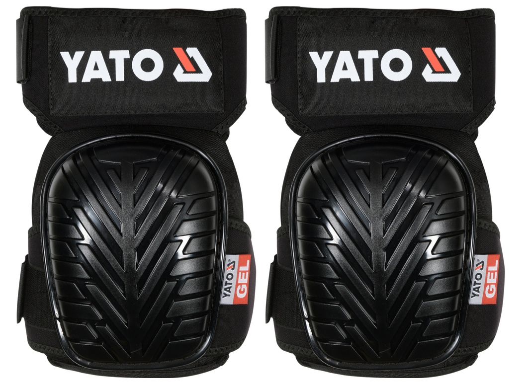 Knäskydd Oxford Polyester med gelfyllning, Dubbla remmar