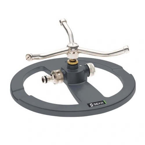 GEKA Sprinkler med tre armar, metall, 79m2 (2 bar)