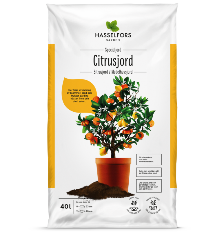 Hasselfors Citrusjord 40L (endast hel pall 48 st)