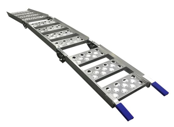 Lastramp aluminium 1985x305mm, vikbar: 715x305mm, 270 Kg