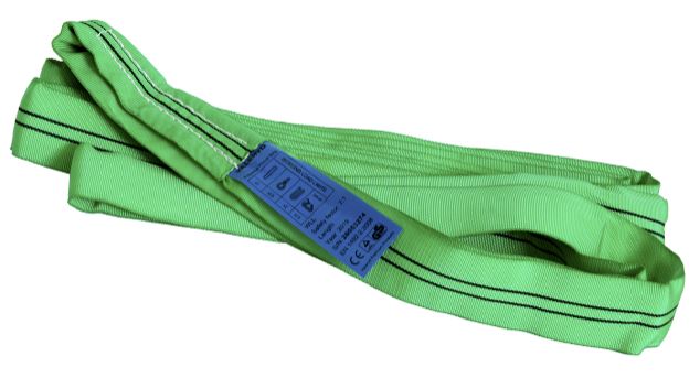 Rundsling polyester, 1m/2m, 2000Kg Grön