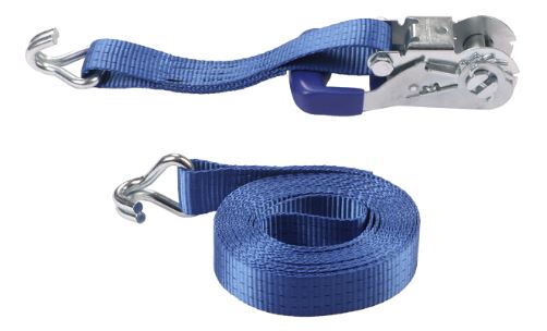 Spännbandsset 38mm med krok. Längd 0,3+4,7m. 1500 daN