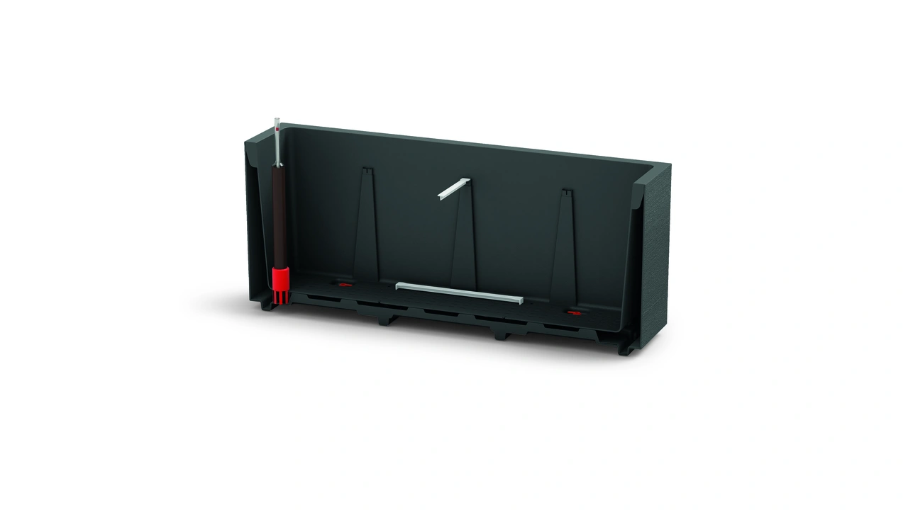 Fioriera Matheria 100x40cm, 90L, Antracit