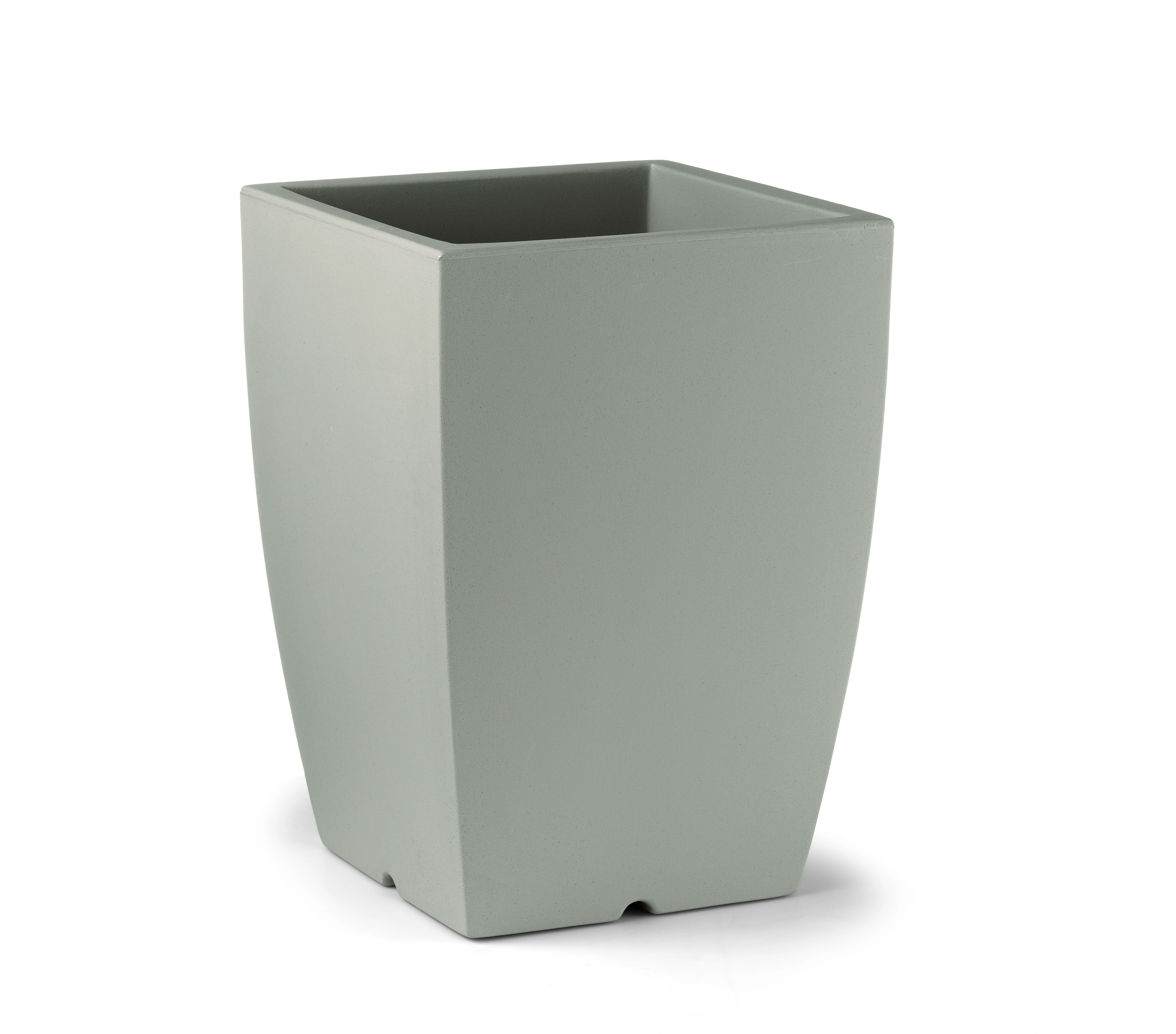 Vaso Genesis quadrato H 60cm, 82L, Ljusgrå