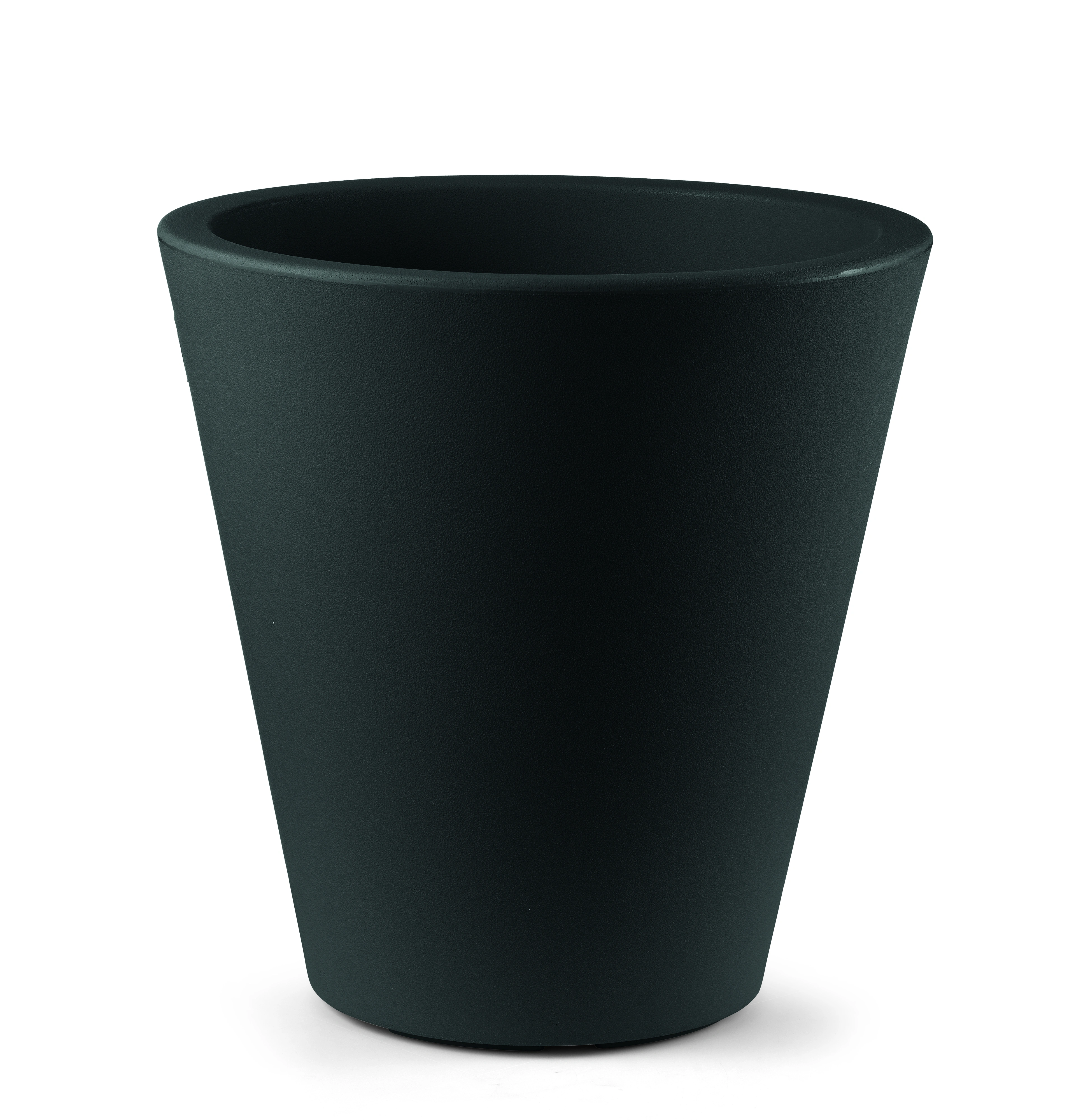 Vaso Cosmos doppia parete rotondo ø 65cm, 123L, Antracit