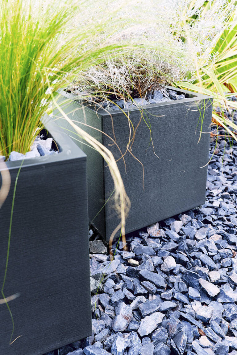 Vaso cubo Matheria 40x40cm, 35L, Antracit