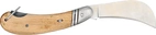 Ympkniv med infällbart blad och trähandtag