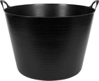 Lövkorg i flexibel plast 42L Svart