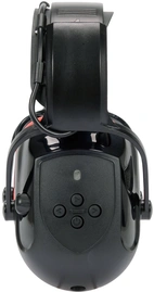 Hörselskydd med Bluetooth, svart/röda, med bygel (SNR-29 db)