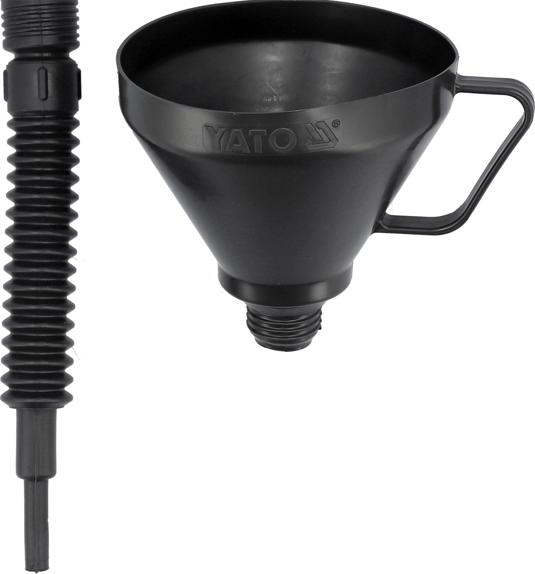 Tratt med böjbar pip 150mm