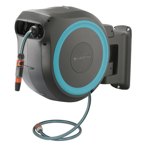 Gardena väggslangbox Rollup 25m Turkos