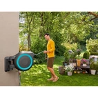 Gardena väggslangbox Rollup 25m Turkos