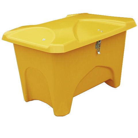 Redskapslåda  280L m gasdämpare /exenterlås GUL