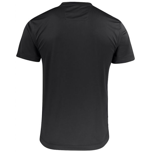 T-shirt i funktionsmaterial svart (M)