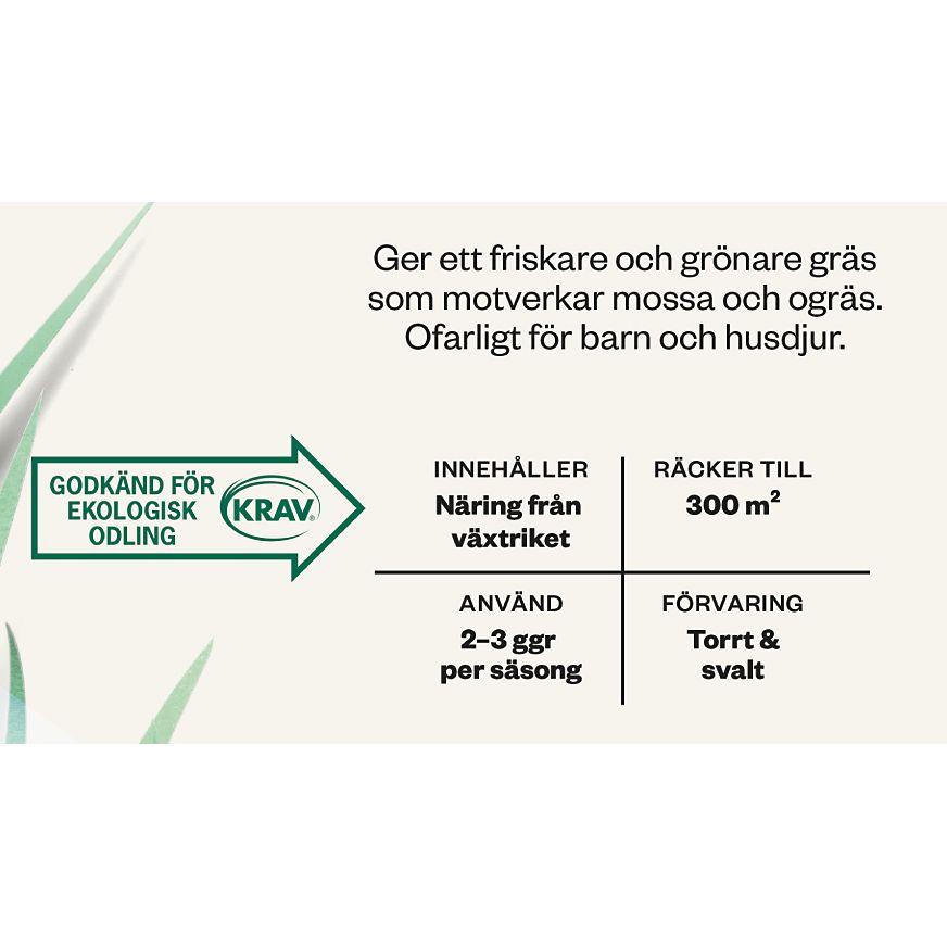 Algomin Hållbar Gräsmatta Krav 10 kg
