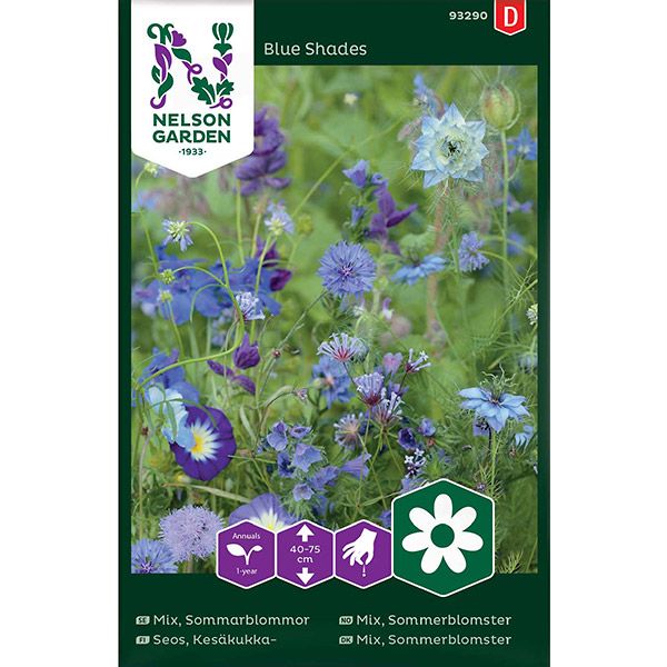 Mix, Sommarblommor, blå, v26