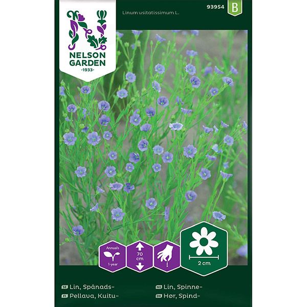 Lin, Spånads-, blå, v22