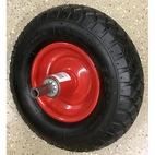 Hjul inkl axel till Murbrukskärra (1144)