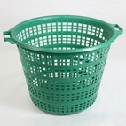 Lövkorg plast 35L grön