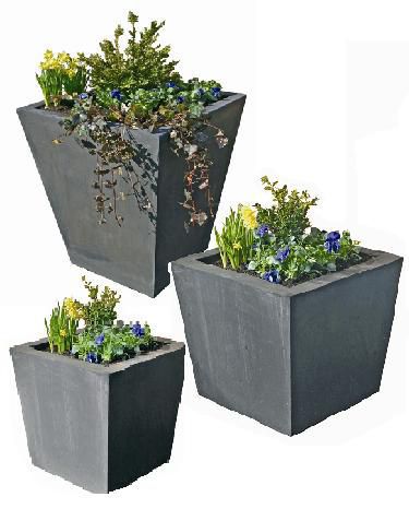 Betongurna Frida Large Antracit 160L