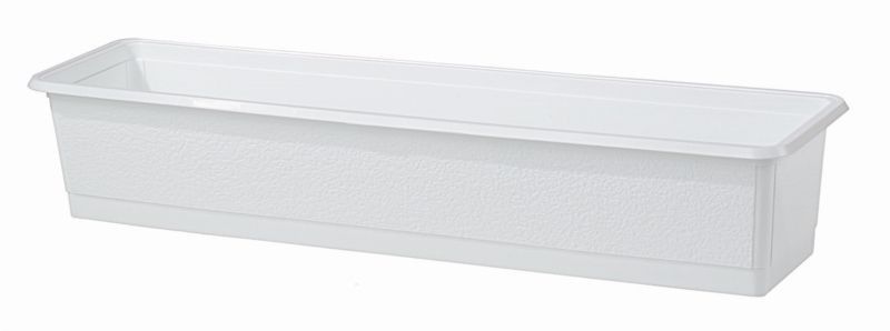 Balkonglåda 90cm Vit
