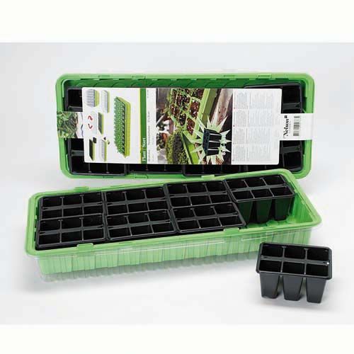 Minidrivhus Large 57x24 cm 48 krukor