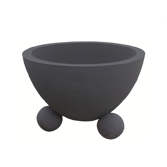 Betongurna Alicia diam 76  Antracit m fötter 90 L