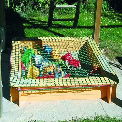 Kattnät / nätöverdrag till Sandlåda 2,4x2,4m