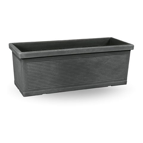 Millerighe rektangulär 100x40cm, Antracit, 124L