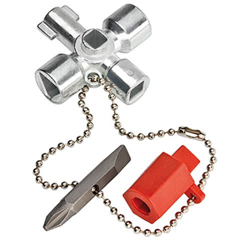 Vaktmästarnyckel med 6 funktioner