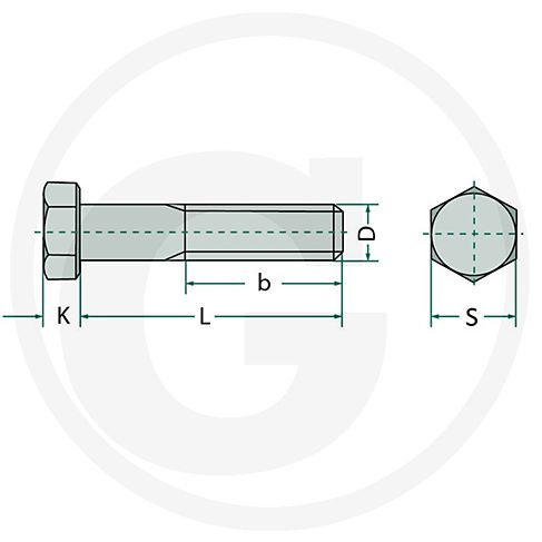 Skruv M5x40 Fzb (sexkantshuvud)
