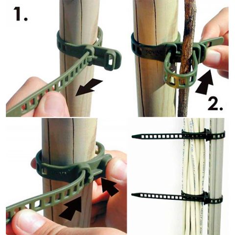 Softbinder 7/180mm, 4 pin/pack, svart