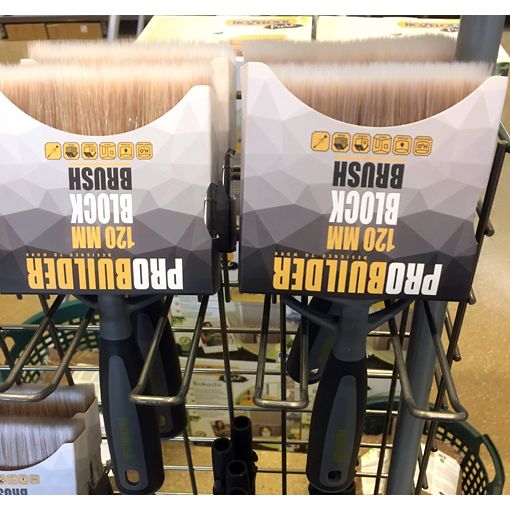 Pensel för fasadmålning / inoljning av virke 120x30