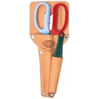 Barnel, blomsaxhölster läder