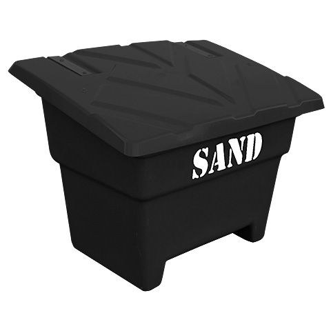 Sandlåda 350L 112x79x86 SVART