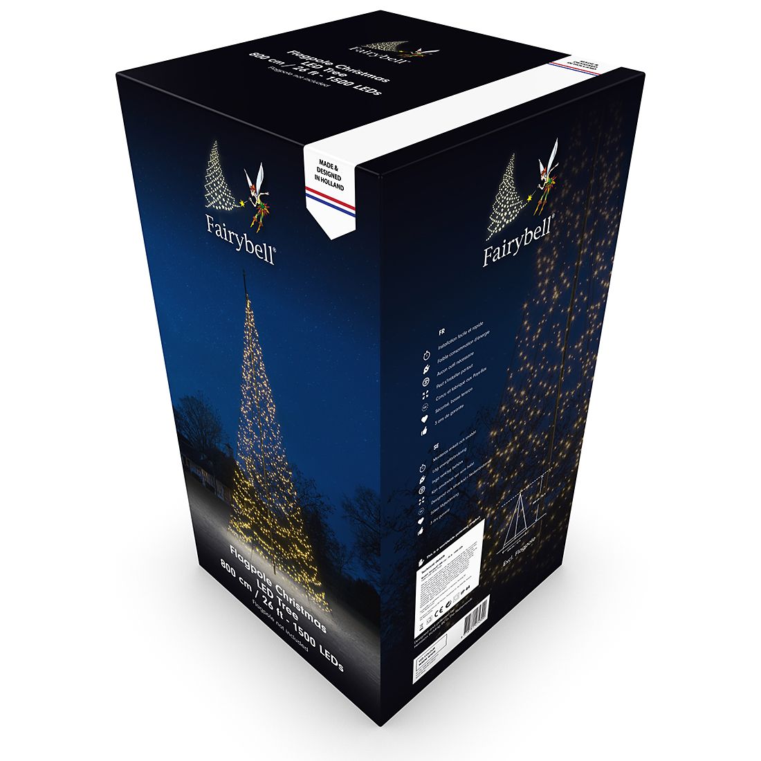 Fairybell Ljusgran LED (varmvit), utan stolpe