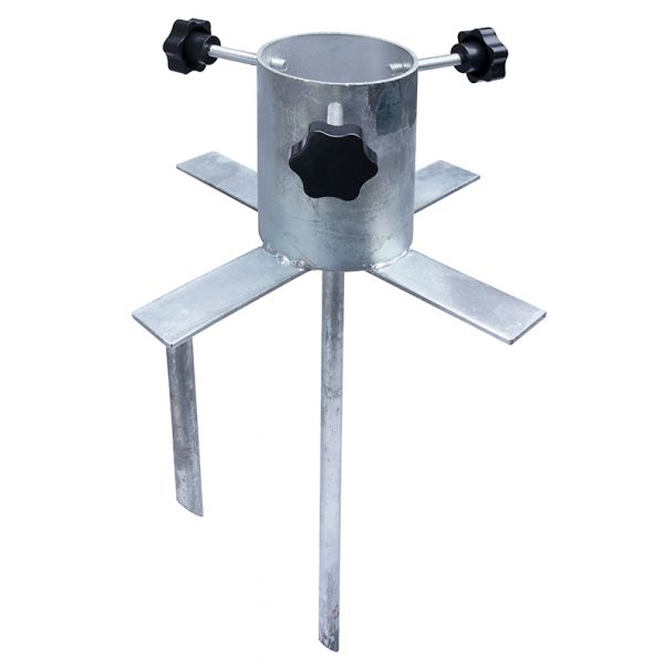 Julgransfot i metall för utomhusbruk Ø10cm