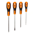 Bahco Skruvmejselsats (spår & Philipsskruv) 4 st