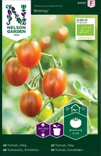 Tomat, Hög Bronzy Organic v15