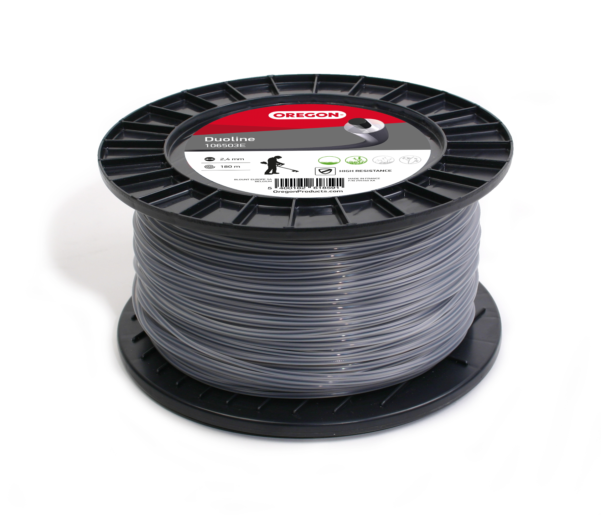 Trimmertråd DUOLINE 2,4MM X 180M