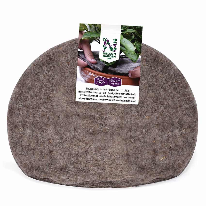 Skyddsmatta ull Ø30cm 2st